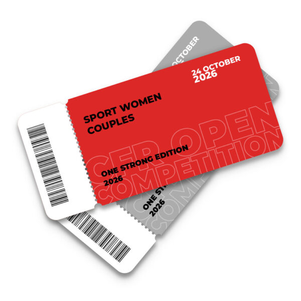 ticket_cfr_2026_2_sport_women_couples CFR Open Competition ONE STRONG EDITION 2026 - SPORT WOMEN COUPLES (Woman + Woman)